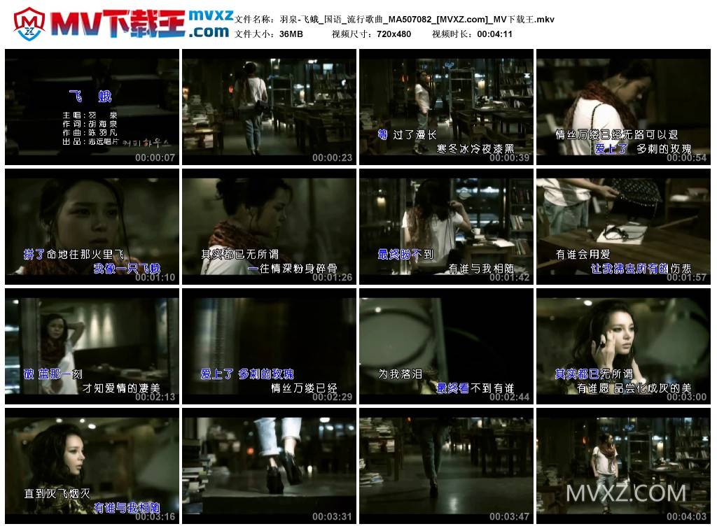 羽泉-飞蛾_国语_流行歌曲_MA507082